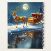 Reindeer Christmas Sleigh Holiday Planner (Achterkant)