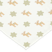 Reindeer Christmas Table Runner Holiday Korte Tafelloper (Hoek)