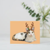 Reindeer Cleopatra Feestdagenkaart (Staand voorkant)