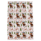 Reindeer cute floral mug medium cadeauzakje (Achterkant)