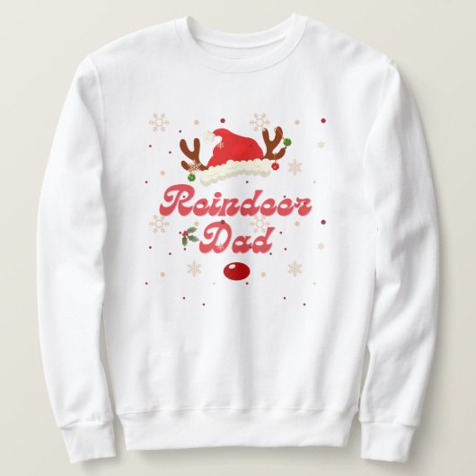 Reindeer Dad Sweatshirt (Design voorkant)