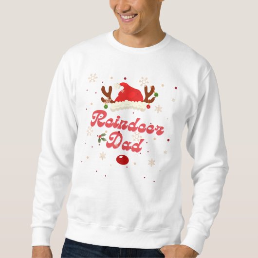Reindeer Dad Sweatshirt (Voorkant)
