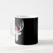 Reindeer Deer Nk Camo Santa Hat Christmas Pajama H Koffiemok (Voorkant links)