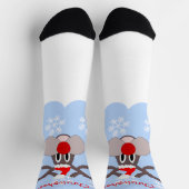 Reindeer Design Christmas Sokken (Top)