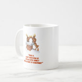 Reindeer Dilemma Koffiemok (Voorkant links)