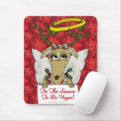 Reindeer dit is het seizoen van de Vegan Gifts App Muismat (Met muis)