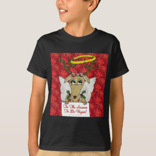 Reindeer dit is het seizoen van de Vegan Gifts App T-shirt