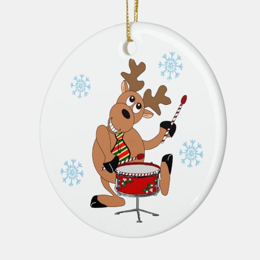 Reindeer Drummer Ornament (Links)
