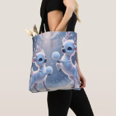 Reindeer Frosty Frolic Tote Bag (Dichtbij)