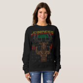 Reindeer Gainz Brodolf Ugly KerstSweater Gym Trui (Voorkant volledig)