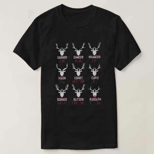 REINDEER GAMES CHRISTMAS T-SHIRT (Design voorkant)