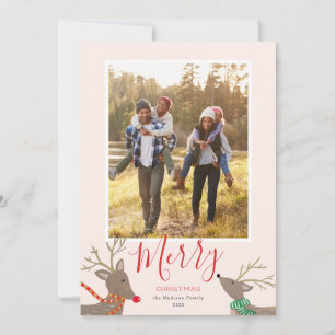 Reindeer Games Holiday Photo Card