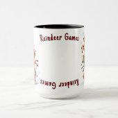Reindeer Games Mug - Holiday Gift Mok (Midden)
