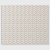 Reindeer Games – Seamless Festive Holiday Pattern  Cadeaupapier (Vlak)