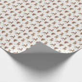 Reindeer Games – Seamless Festive Holiday Pattern  Cadeaupapier (Hoek)