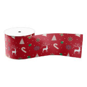 Reindeer, Gingerbread, Snowflakes & Candy Canes Grosgrain Lint (Spoel)