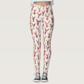 Reindeer Glam Christmas Leggings (Voorkant)