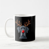 Reindeer Great Dane Christmas Great Dane Dog Mom D Koffiemok (Links)