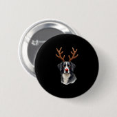 Reindeer Great Dane Christmas Great Dane Dog Mom D Ronde Button 5,7 Cm (Voorkant /achterkant)