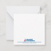 Reindeer Holiday Notitiekaartje (Achterkant)