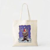 Reindeer Holiday Tote Bag (Voorkant)