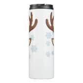 Reindeer Holiday Tumblr – Festive Boys Gift Idea" Thermosbeker (Achterkant)