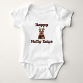 Reindeer Holly Days Tshirts en geschenken (Voorkant)