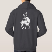 Reindeer Hoodie Sweatshirt (Achterkant)