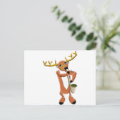 Reindeer Jazz Briefkaart (Staand voorkant)