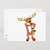Reindeer Jazz Briefkaart (Voorkant / Achterkant)