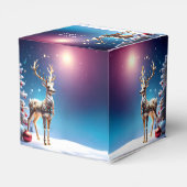 Reindeer Jewels Christmas Holiday Favor Box Bedankdoosjes (Achterkant)