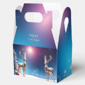 Reindeer Jewels Christmas Holiday Gift Box Bedankdoosjes (Geopend)