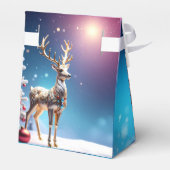 Reindeer Jewels Christmas Holiday Gift Box Bedankdoosjes (Achterkant)