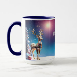 Reindeer Jewels Christmas Holiday Mug Mok
