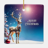 Reindeer Jewels Christmas Holiday Ornament (Achterkant)