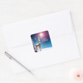 Reindeer Jewels Christmas Holiday Sticker (Envelop)