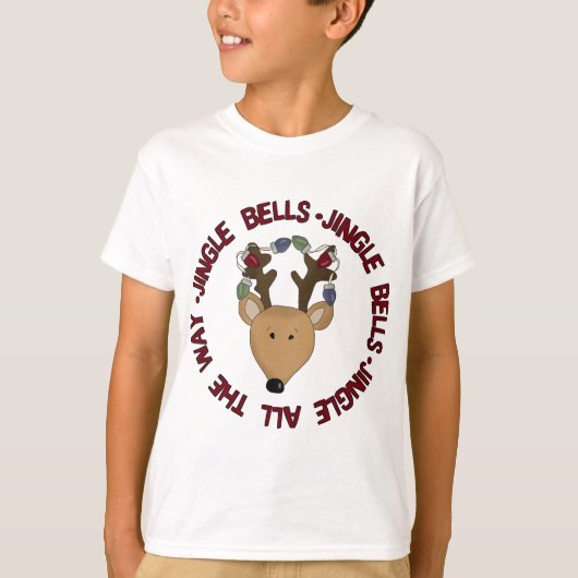 Reindeer Jingle Bells Tshirts en Gifts (Voorkant)