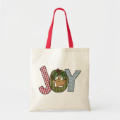 Reindeer Joy Holiday Tshirts en giften Tote Bag (Voorkant)