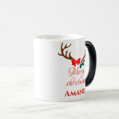 Reindeer - Kerst van Merry Magische Mok (Voorkant rechts)