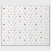 Reindeer Kid's Wrapping Paper Cadeaupapier (Vlak)