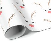 Reindeer Kid's Wrapping Paper Cadeaupapier (Rol Hoek)
