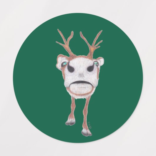 REINDEER LABELS (Design 2)