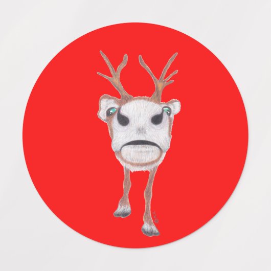 REINDEER LABELS (Design 1)