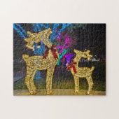 Reindeer Lights Puzzle Legpuzzel (Horizontaal)