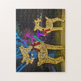 Reindeer Lights Puzzle Legpuzzel