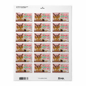 Reindeer Love Cookies Etiket (Full Sheet)