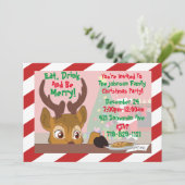 Reindeer Love Cookies Kaart (Staand voorkant)