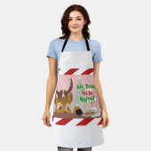 Reindeer Love Cookies Schort (Gedragen)