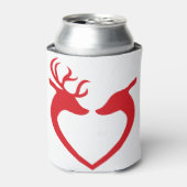 Reindeer Love Kerstdecorative Deer Decorative Blikjeskoeler (Blikje Voorkant)