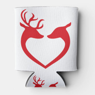 Reindeer Love Kerstdecorative Deer Decorative Blikjeskoeler